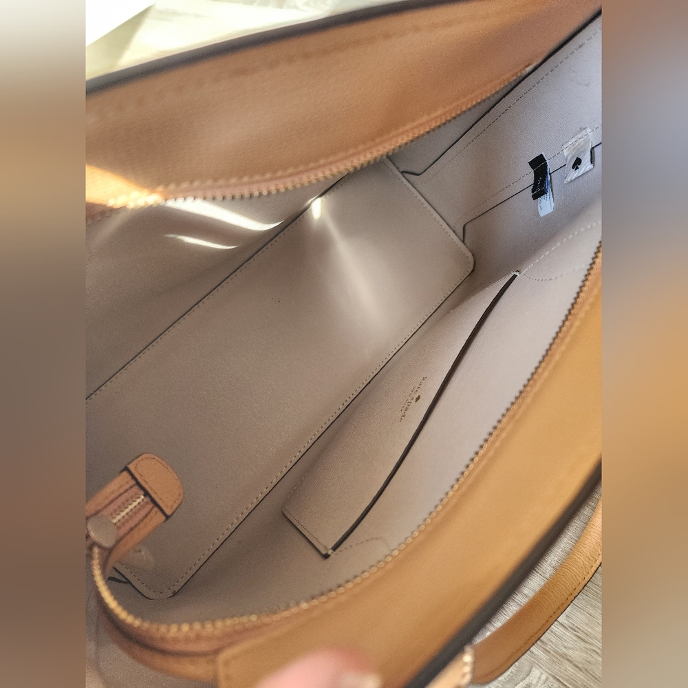 Kate Spade Darcy Large Satchel Classic Saddle Color - Picture 10 of 10